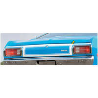 1973-74 Duster Tail Panel Stripe Kit - Tomato Red