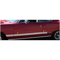 1968 'GTX' Lower Body Side Stripe Kit - Burgundy (Maroon)