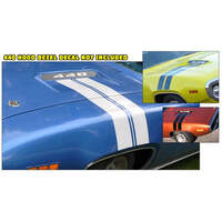 1971 'GTX' Hood To Fender Wide Stripe Kit - Reflective Black