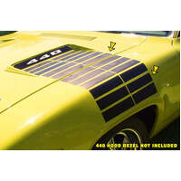 1971 'GTX' Hood-Fender Strobe Stripe Kit - Reflective Gold