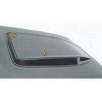 1973-74 Roadrunner Hood Bulge Stripe Kit - Black