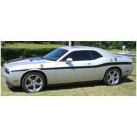 2008-16 Challenger Mid-Body Side Stripe Kit - Gloss Black