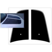 2006-10 Dodge Charger Split Hood Stripe Kit (Flat Hoods Only) Black