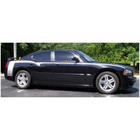 2006-10 Dodge Charger Upper Body w/ Fader Stripe Kit - Matt Black