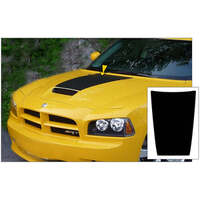 2006-10 Dodge Charger Srt-8 Hood Blackout Decal - Matt Black