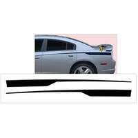 2011-14 Dodge Charger Quarter Panel Accent Stripe - Black