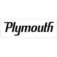 Plymouth Accent Decal (Approx 275 x 10 Long) Black