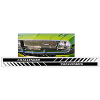 Dodge Lower Rocker Challenger Fader Stripe Kit (3 x 85 Long)