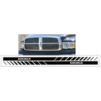 Dodge Lower Rocker Fader Stripe Kit (3 x 85 Long) Black