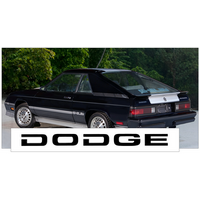 1983-87 Dodge Shelby Charger Front Bumper Dodge Name