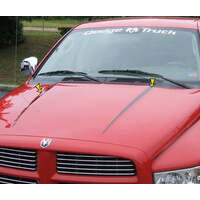 Dodge Truck Hood Spears Kit - Matt Black