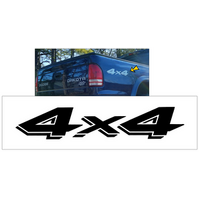 2004-07 Dodge Dakota 4X4 Side Bed Decal (3 Tall x 16 Long) Black