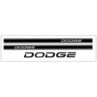 Dodge Truck Lower Rocker Stripe Kit (Approx 6 x 115 Long) Black