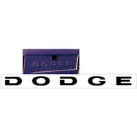 1981-83 'Dodge' Tailgate Name ('D' = 275 Tall x 55 Long) Black