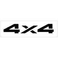 Dodge 4X4 Decal (215 Tall x 114" Long) Black Reflective