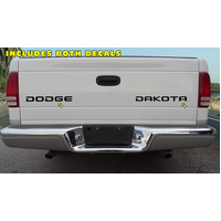 1997-98 Dodge Truck 'Dodge Dakota' Tailgate Name Set - Black