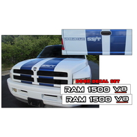 1997-98 Dodge Ram SS/T Truck Stripes w/ 'SS/T' Logo - Dark Blue Metallic