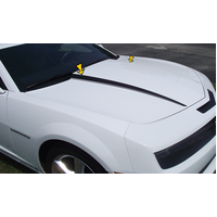 2010-13 Camaro Hood Spear Stripe Kit - Black