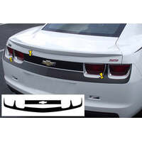 2010-13 Camaro Rear Bumper & Trunk Accent Stripe Kit - Matt Black