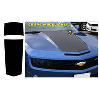 2010-13 Camaro Coupe Solid Over The Car Stripe Kit - Black