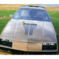 1982-84 Camaro Z28 Hood Scoop Blackout Decal Kit - Gloss Black