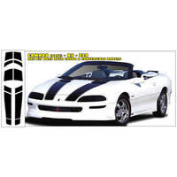 1993-97 Camaro RS/Z28 Complete Stripe Kit - Black