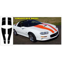 1998-02 Camaro SS Convertible Stripe Kit - Black