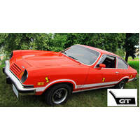 1974-77 Chevy Vega GT Side Stripe Kit - Black