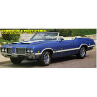 1970-72 Oldsmobile 442 W-30/W-31 Complete Stencil Kit For Convertible