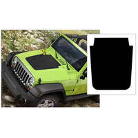 2010 Mountain Edition Wrangler Hood Blackout - Matt Black