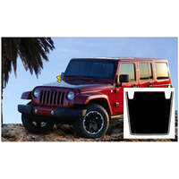 2007-14 Jeep JK Wrangler Hood Blackout - Matt Black