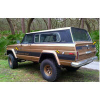 1979-80 Jeep Cherokee Chief SJ Side & Tailgate Stripes - Matt Black