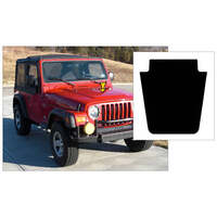 1997-06 Jeep TJ Wrangler Hood Blackout - Matt Black