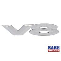 Front Fender Chrome 'V8' Badge for Holden Commodore VY-VZ/Statesman WK-WL