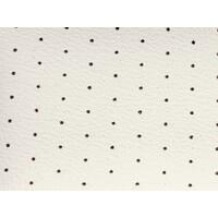 Headlining & Visor Material for Holden HQ HJ HX HZ Sedan - White w/Black Dots