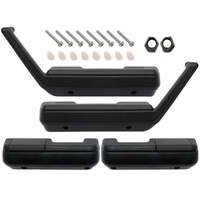 Front & Rear Armrest Kit for Holden Commodore VB VC VH VK VL SL/E & Calais - Black