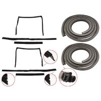 Rear Door Rubber Kit (Grey) for Holden VN VP VR VS Sedan Wagon