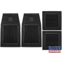 4pc Rubber "Motorcraft" Mat Set