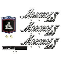 Badge Kit for Holden HQ Monaro LS 202