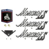 Badge Kit for Holden HQ Monaro LS 253 308 350