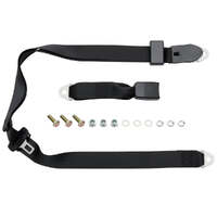 Black Lap Sash Seat Belt w/ 275mm Webb Buckle