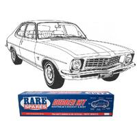 Body Rubber Kit for Holden Torana LC LJ Coupe - Chamois