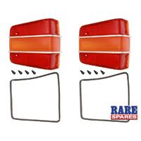 Rear Indicator & Tail Light Lens Kit for Ford Falcon XW