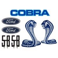 Ford Falcon XC Cobra 5.8 Litre V8 Badge Kit