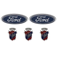 Ford Fairmont XD Ghia Badge Kit (Large Badges)