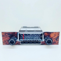 Holden HK/HT/HG (Burl Walnut) Tungsten-Series Bluetooth AM/FM DAB/DAB+ Radio Assembly - Burl Walnut Bezel