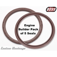 Trackboss Ford One Piece Rear Main Seal Cleveland 302c 351c 351m Early 351w 400 - Engine Builder Pack of 5