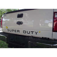 2008-16 Ford F250/350/450 'Super Duty' Tailgate Embossed Letters -Black Reflective