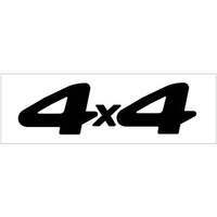 Ford 4X4 Decal (35 x 12") Gloss Black