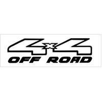 Ford 4X4 Off Road Decal (25" Tall x 78" Long) Black